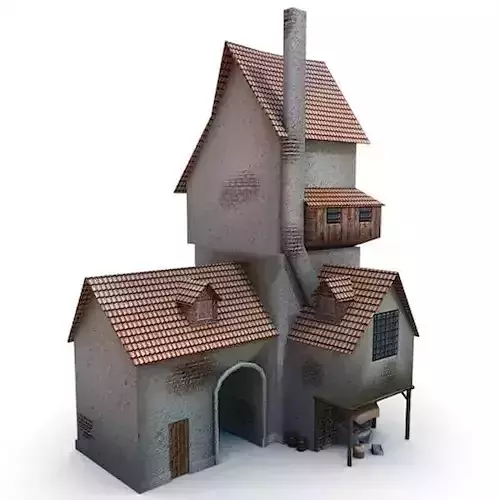 Medieval Building 27 Old Blacksmith House