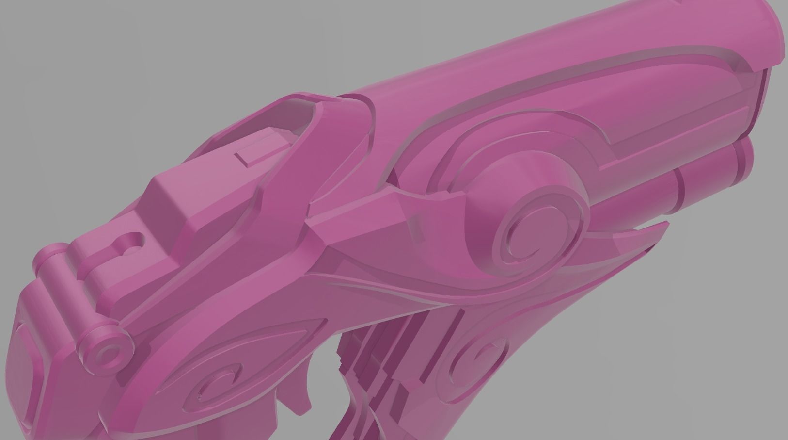 Overwatch Mercy Cosplay - Sugar Plum Fairy Blaster 3D Model 3D print model_9