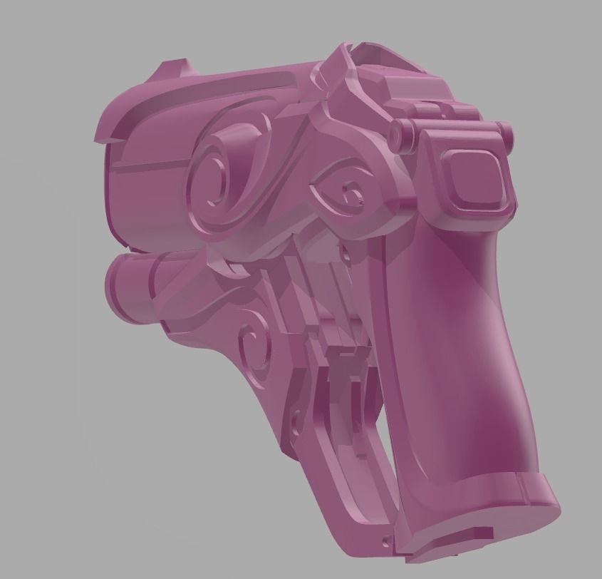 Overwatch Mercy Cosplay - Sugar Plum Fairy Blaster 3D Model 3D print model_3
