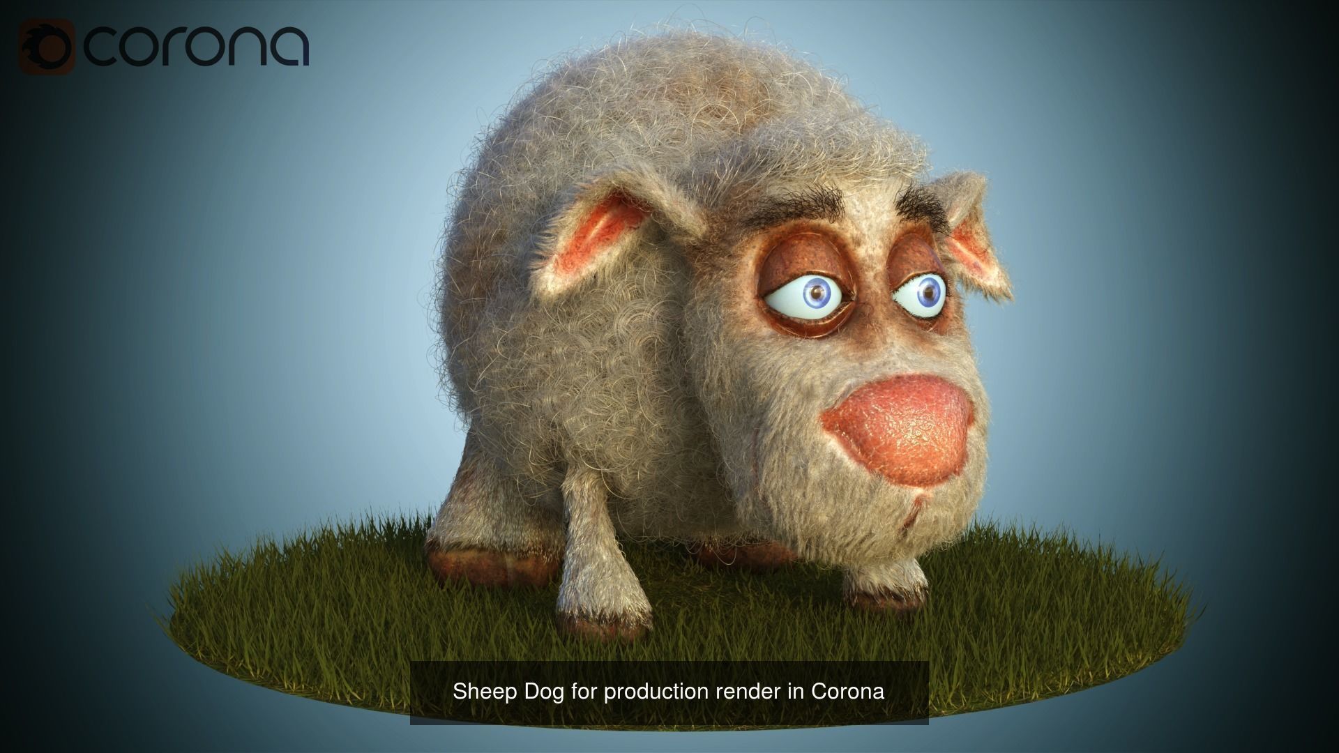 Hair and Fur bundle 3D Model Collection_21