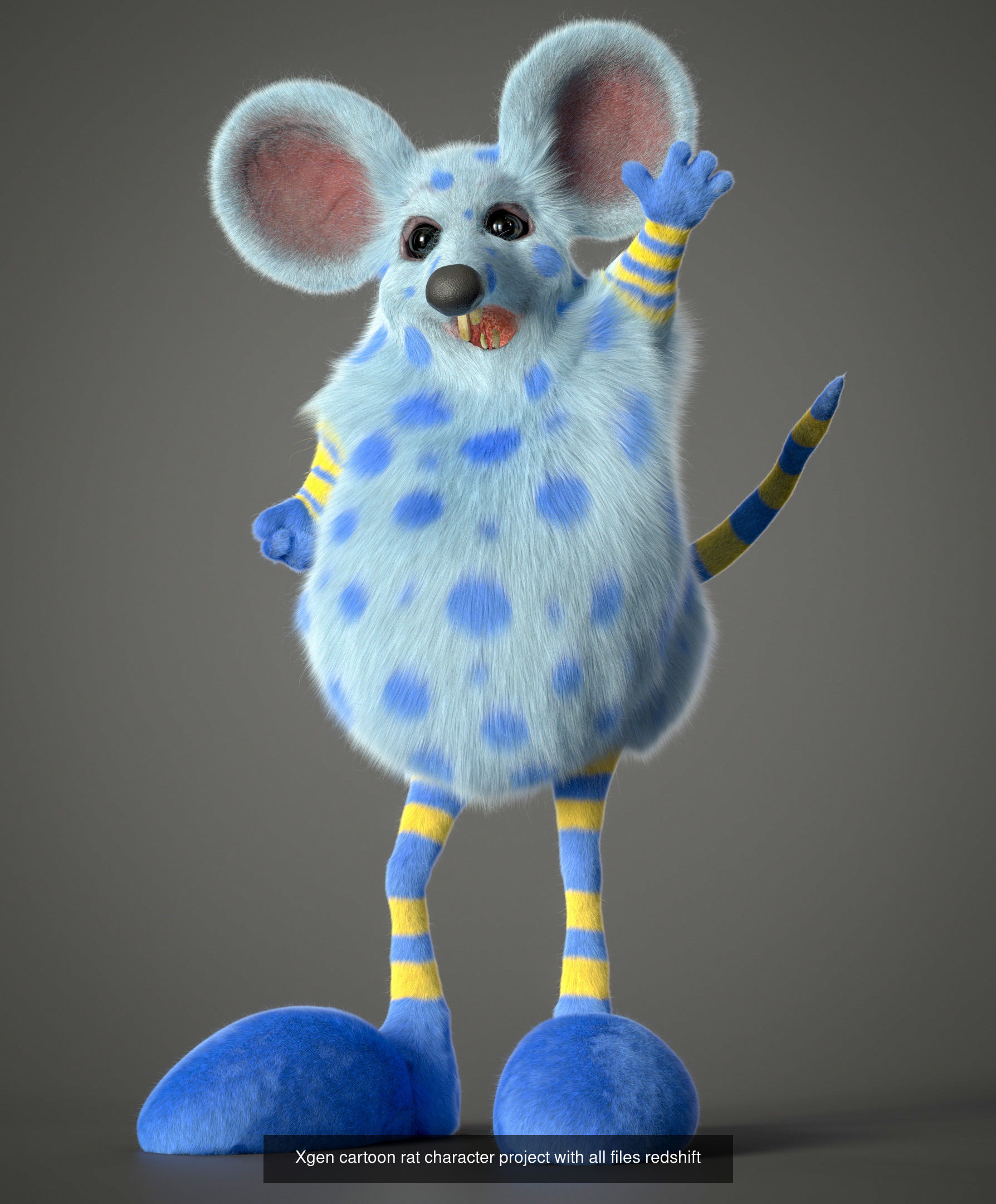 Hair and Fur bundle 3D Model Collection_9