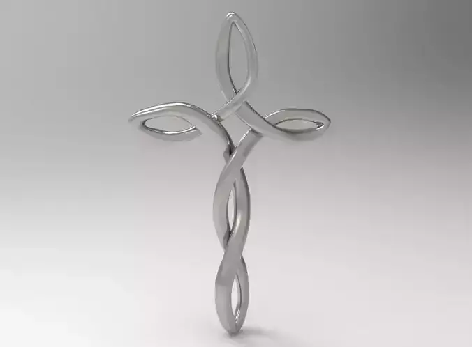 Golden cross Free 3D print model