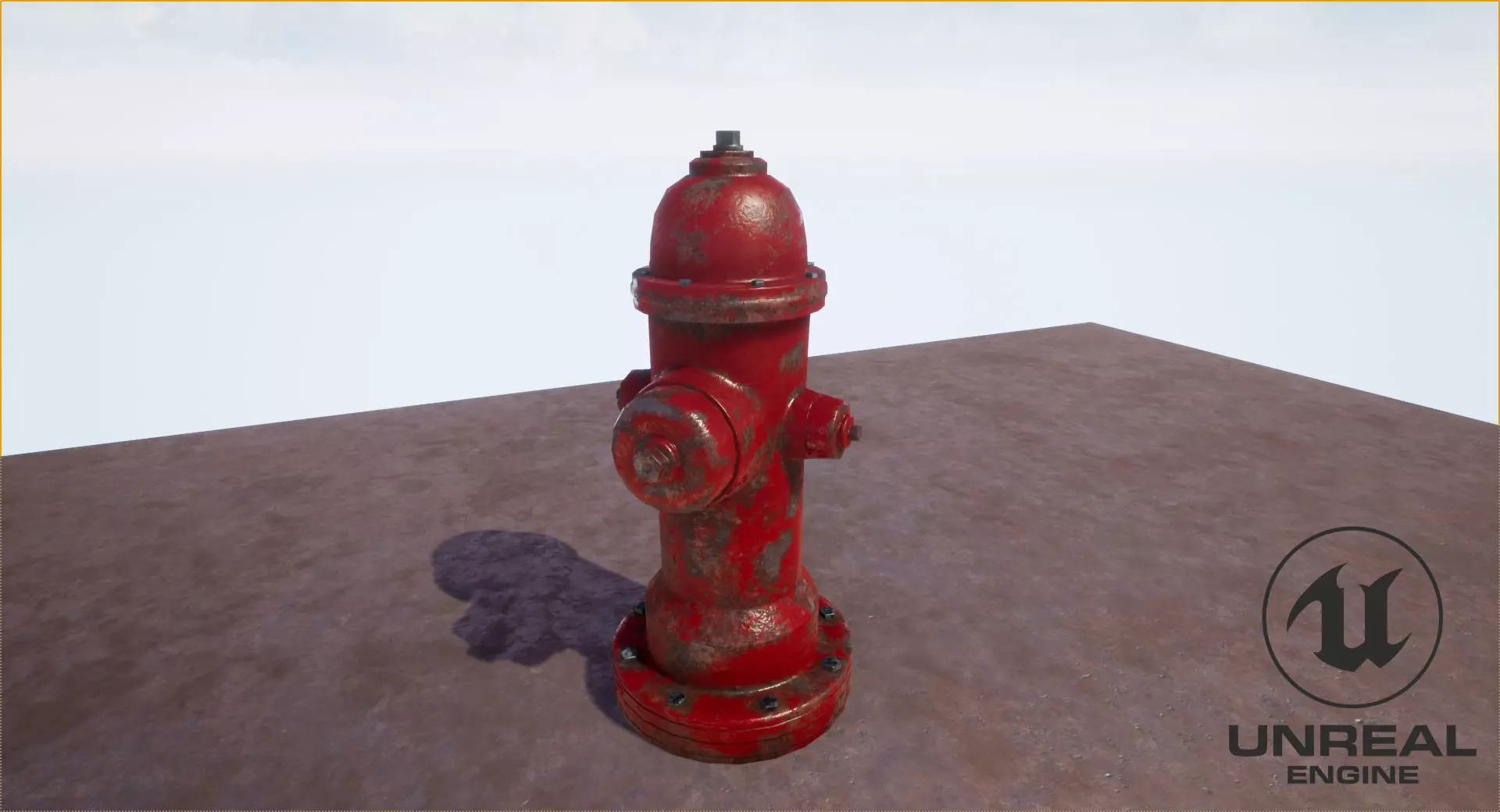 Fire Hydrant Low-poly 3D model_0