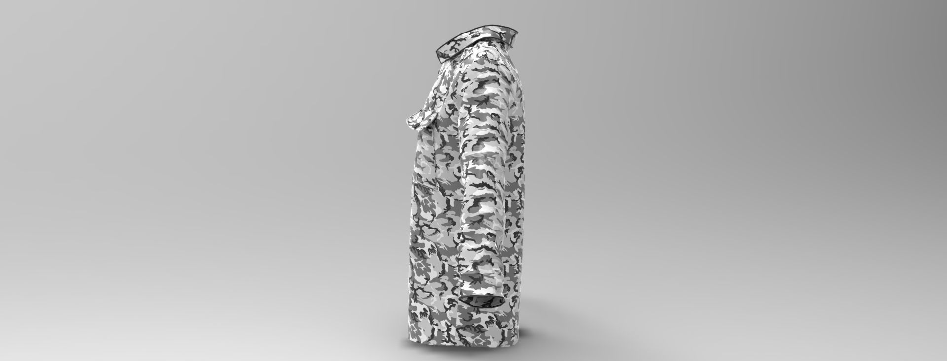 Snow Military Set 3D Model Collection_10