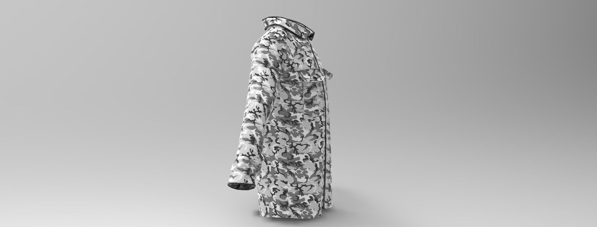 Snow Military Set 3D Model Collection_9