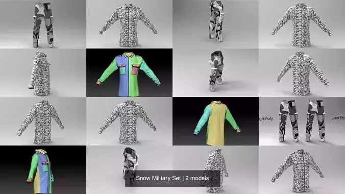 Snow Military Set