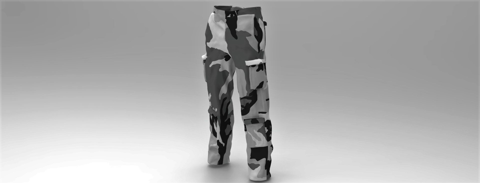 Snow Military Set 3D Model Collection_16