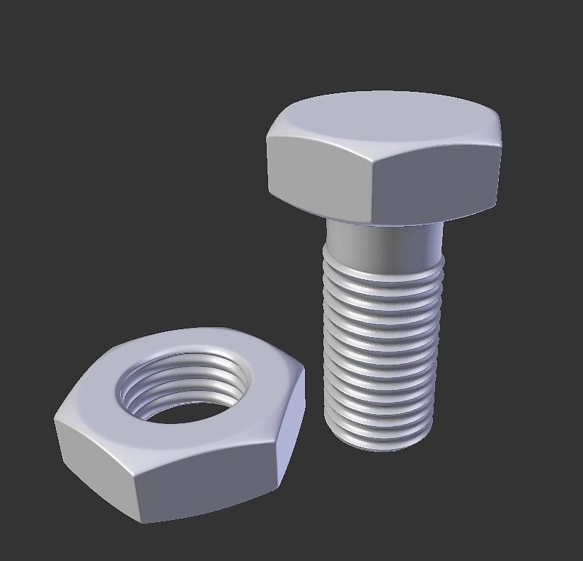 Model 3D of Screw for 3D Printing 3D print model_3
