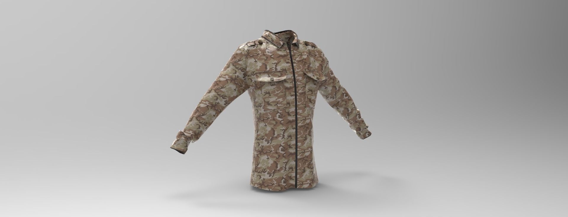 Desert Military Set 3D Model Collection_11