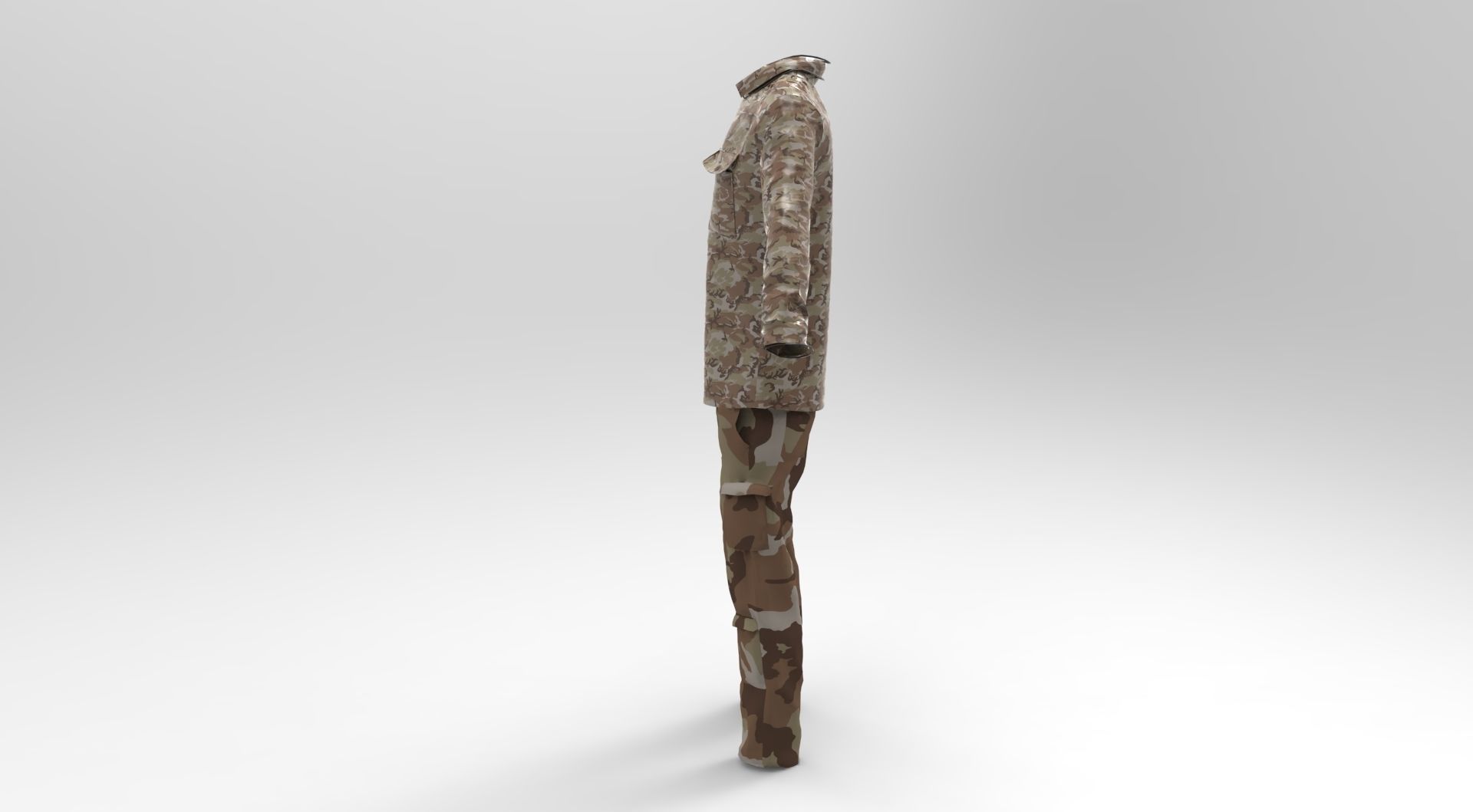 Desert Military Set 3D Model Collection_4