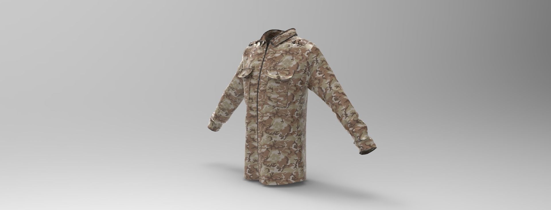 Desert Military Set 3D Model Collection_12