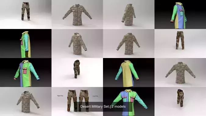 Desert Military Set