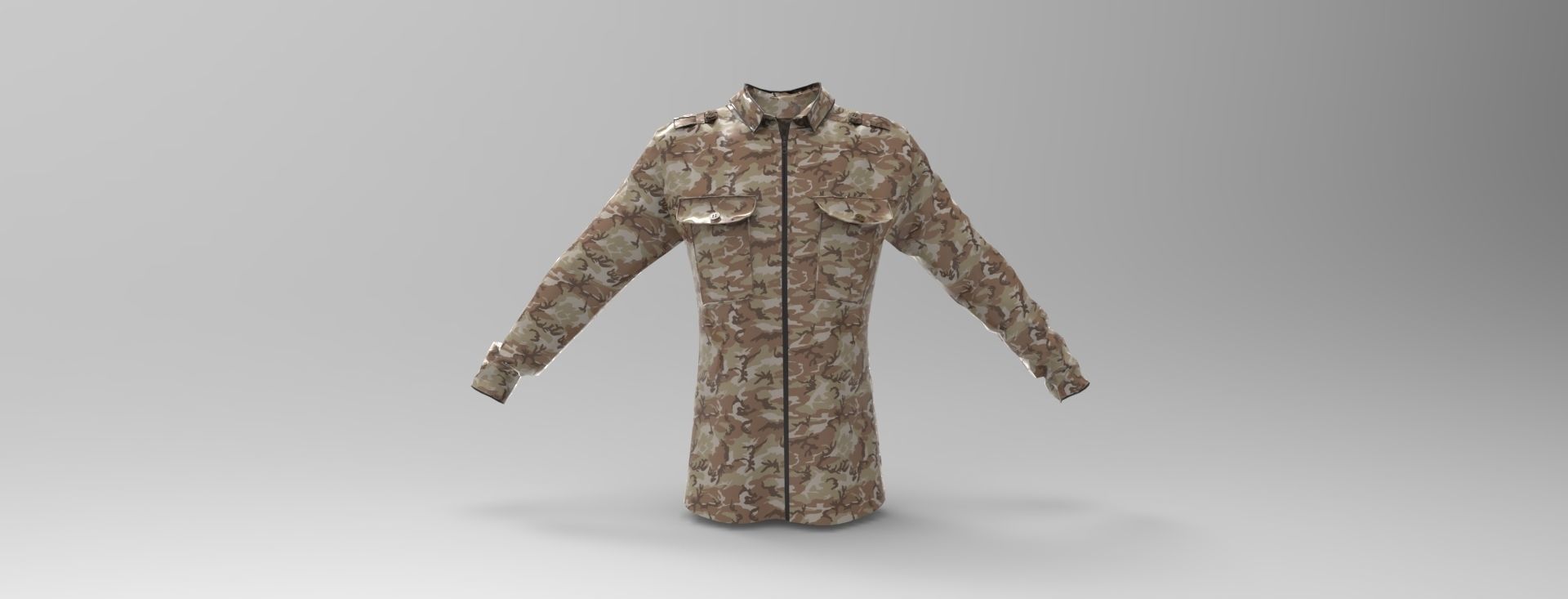 Desert Military Set 3D Model Collection_13