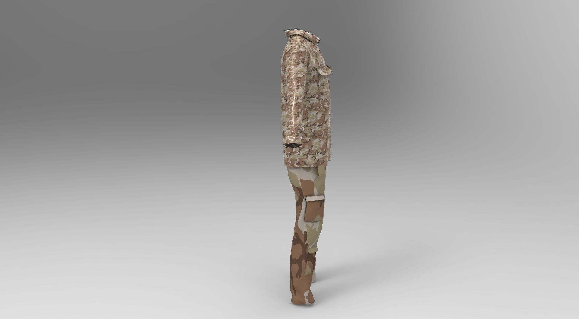 Desert Military Set 3D Model Collection_6