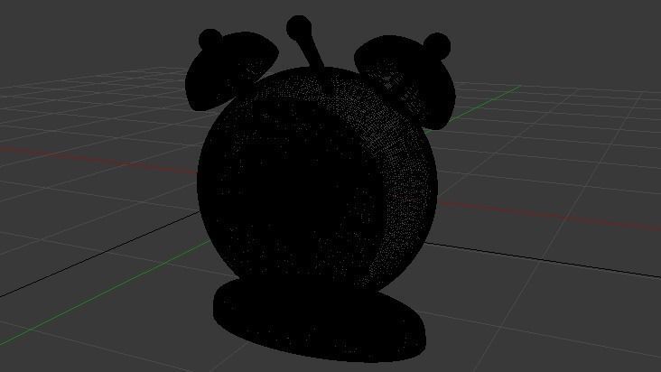 Alarm Clock - animated Low-poly 3D model_4