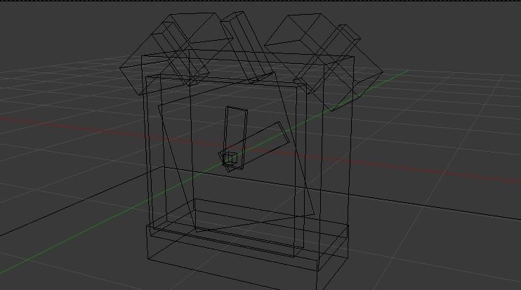 Alarm Clock - animated Low-poly 3D model_5