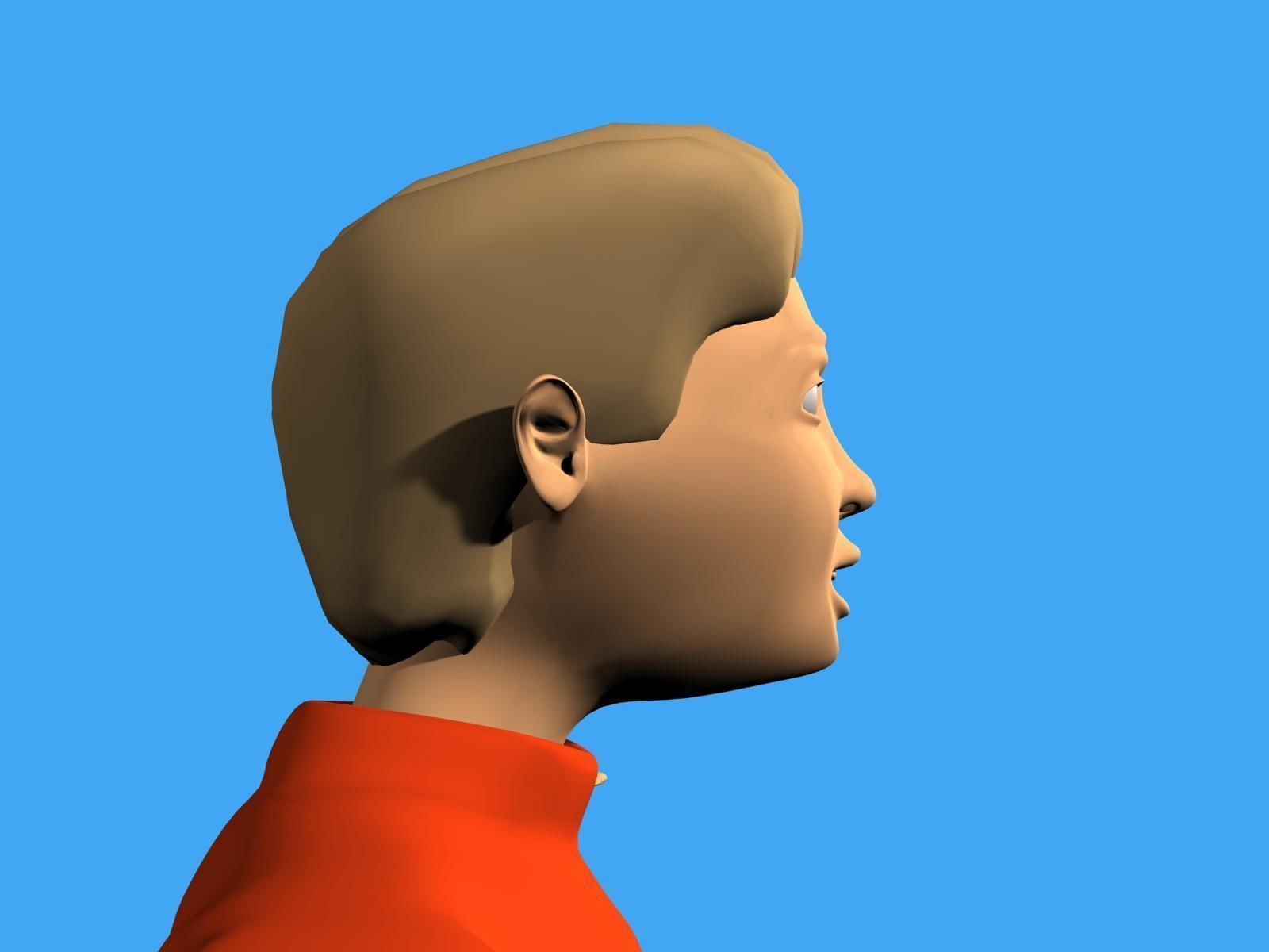 3D boy character 3D model_4