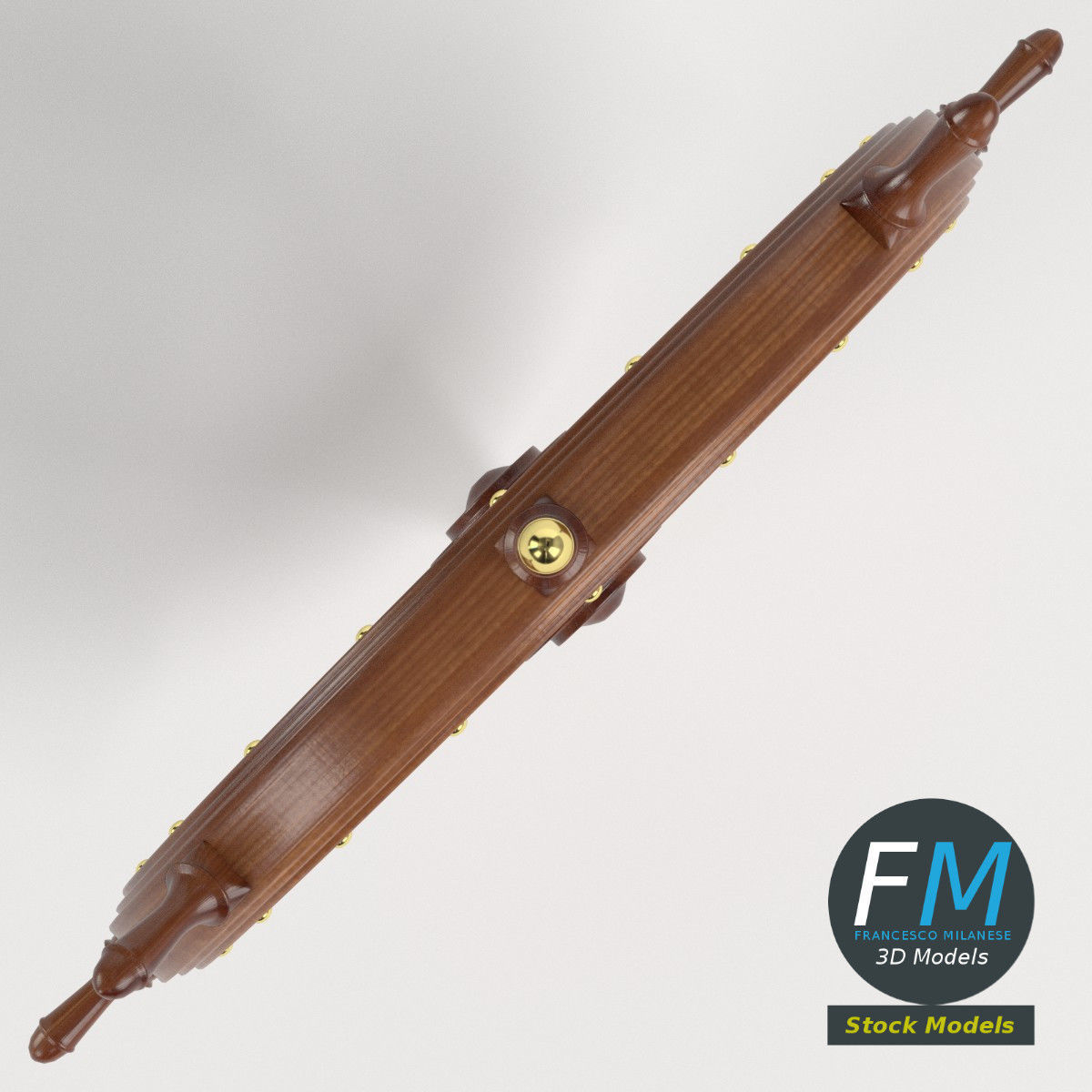 Decorative Rudder 3D model_6