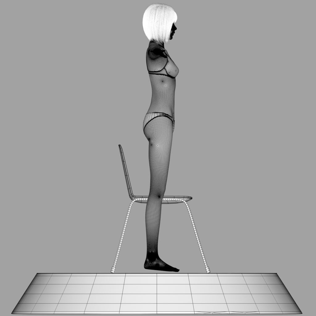 Sayuri Kouzuki V1 Light Edition for Maya 3D model_16