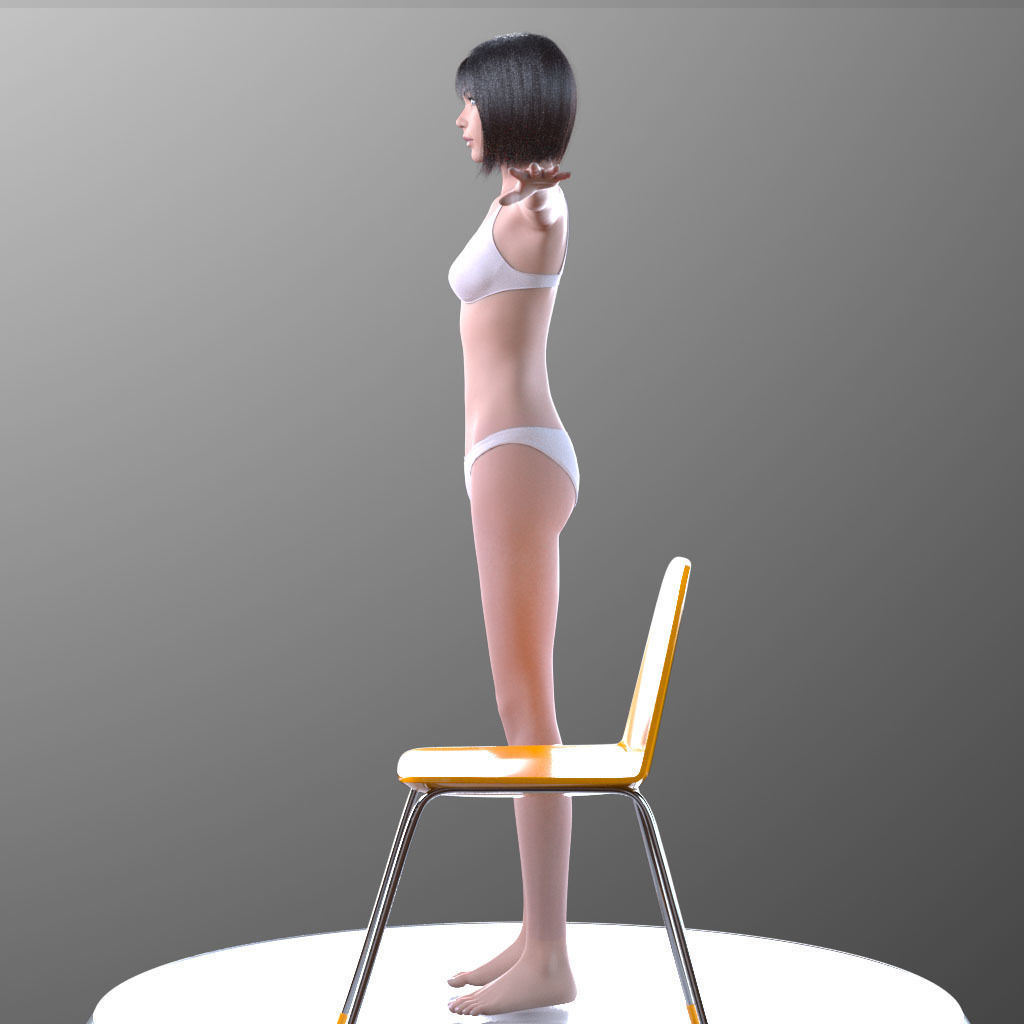 Sayuri Kouzuki V1 Light Edition for Maya 3D model_9