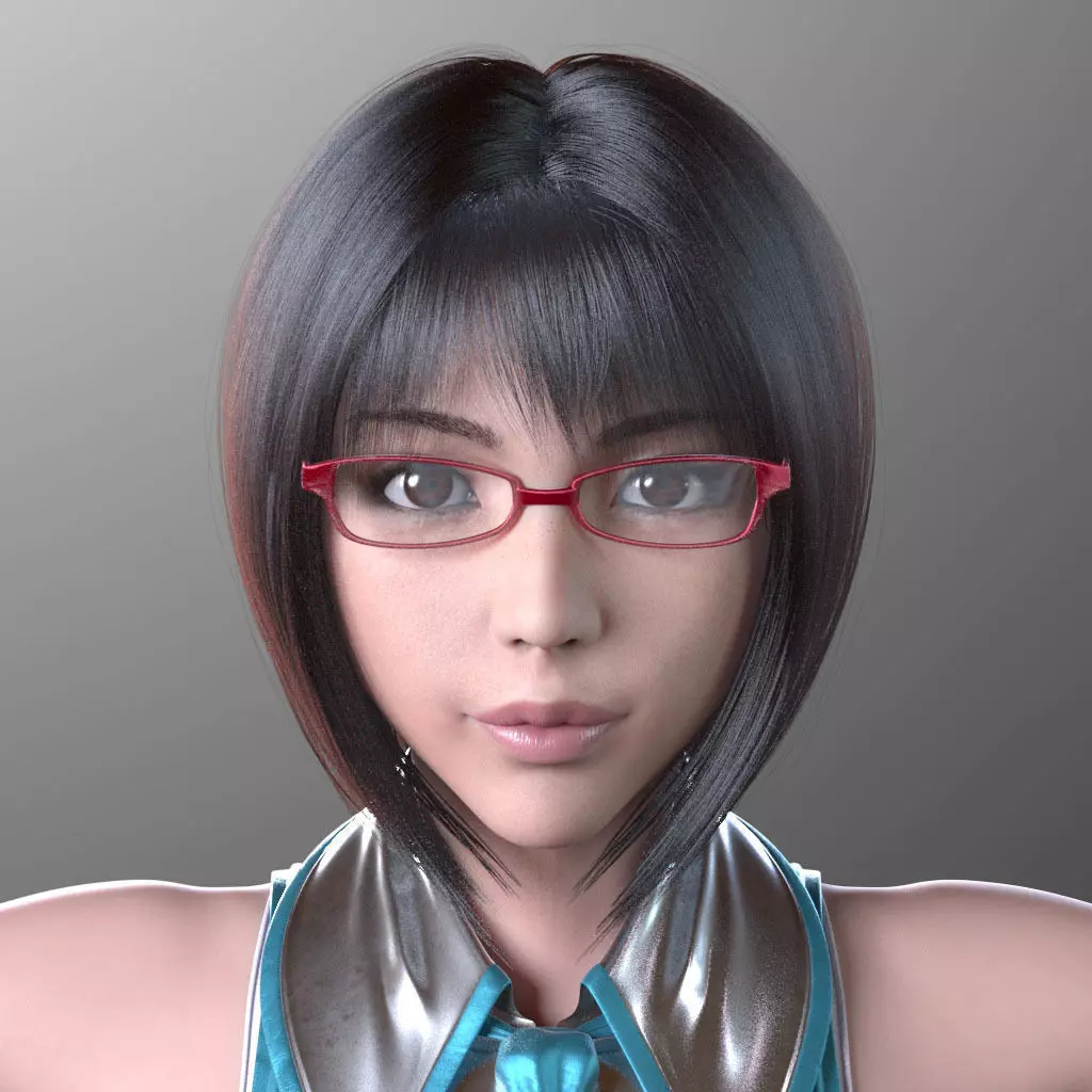 Sayuri Kouzuki V1 Light Edition for Maya 3D model_0