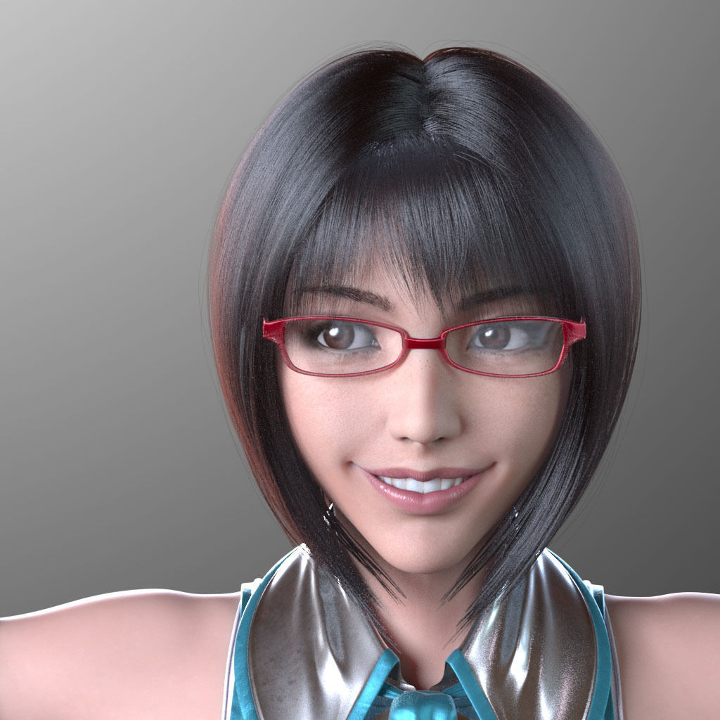 Sayuri Kouzuki V1 Light Edition for Maya 3D model_2