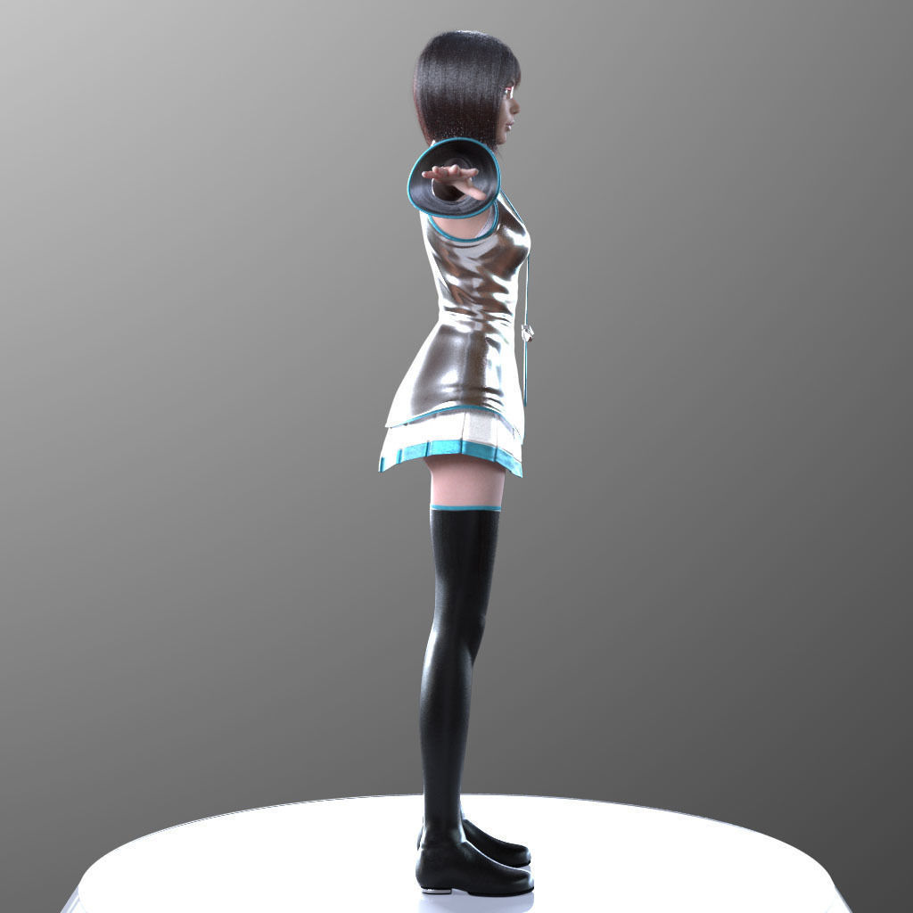 Sayuri Kouzuki V1 Light Edition for Maya 3D model_7