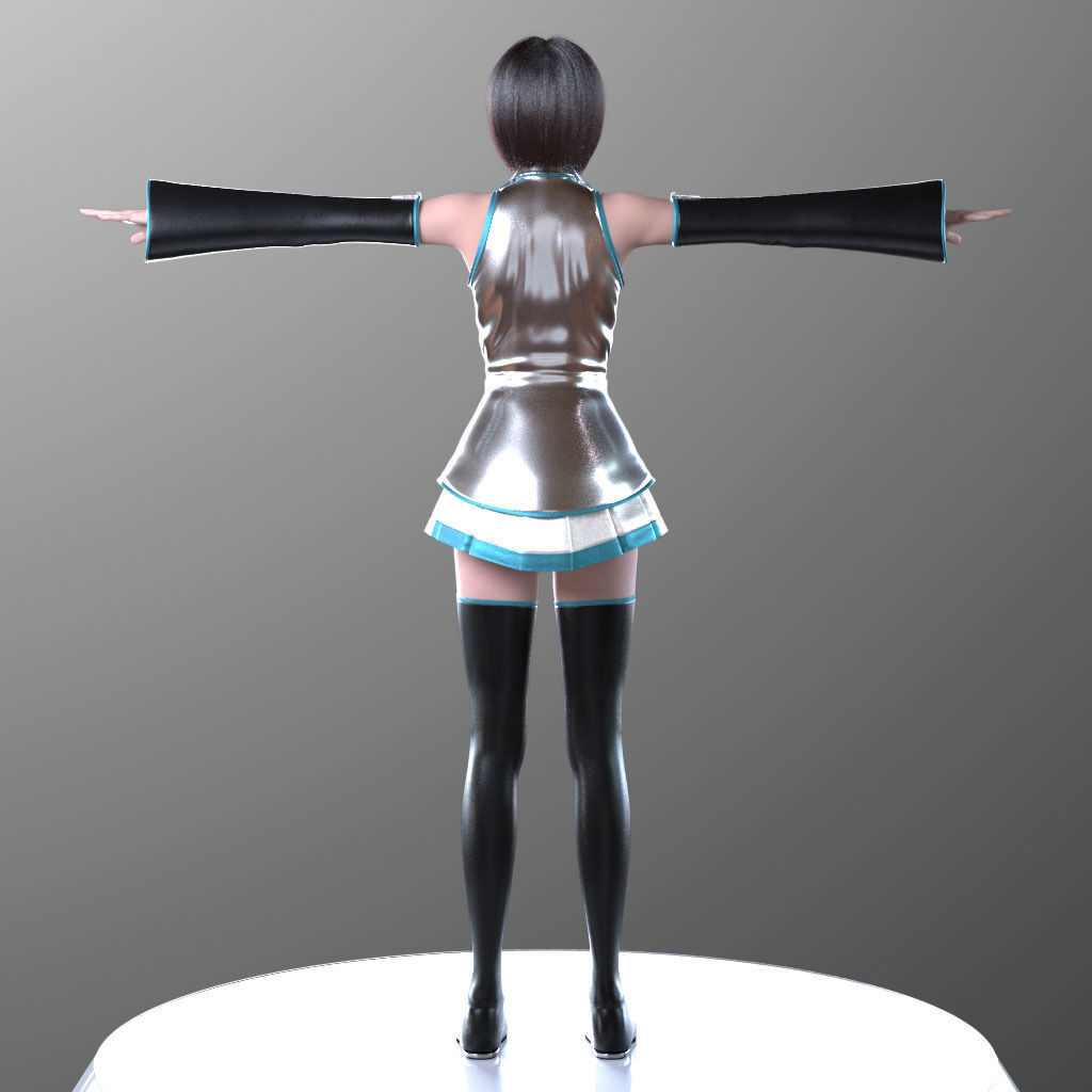Sayuri Kouzuki V1 Light Edition for Maya 3D model_6