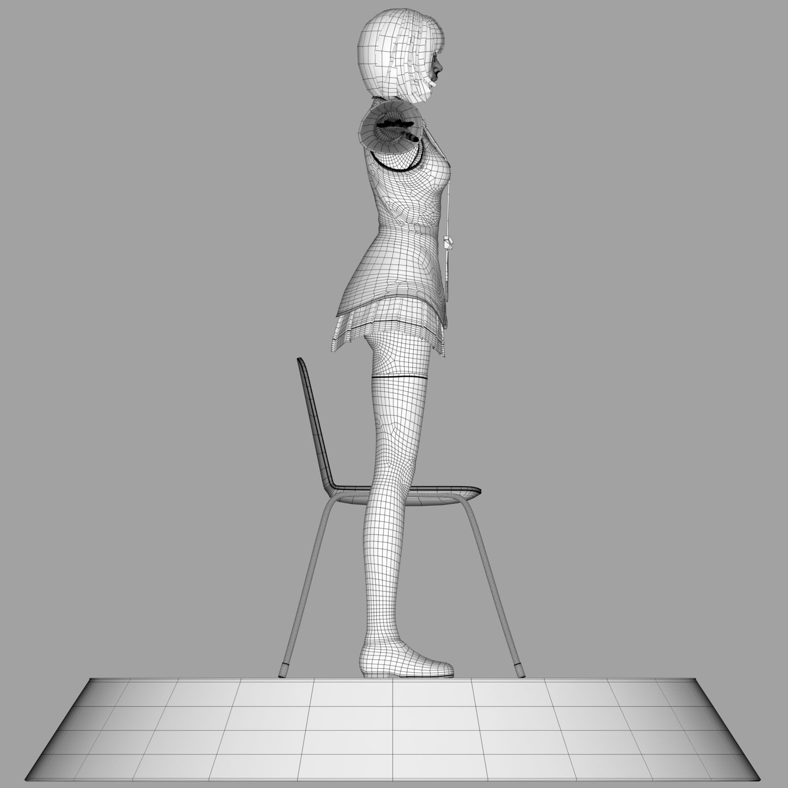 Sayuri Kouzuki V1 Light Edition for Maya 3D model_20