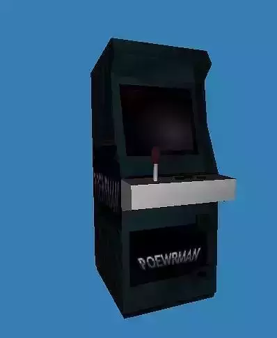 arcade game machines Low-poly 3D model