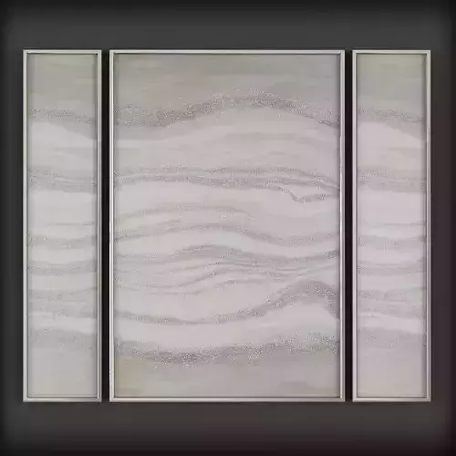 Picture Frames  Low-poly 3D model