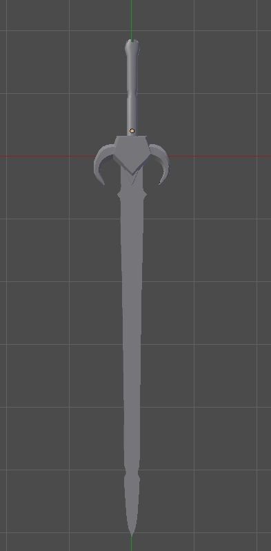 Ordersword lord of rings sword Low-poly 3D model_8