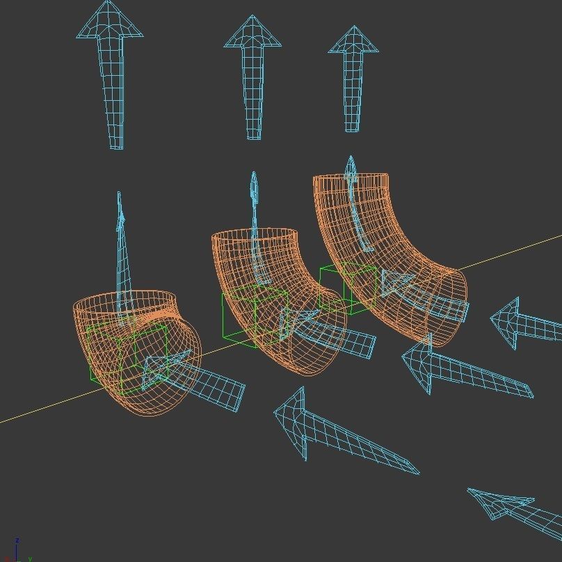 Arrows arrow with glass 3D model_7