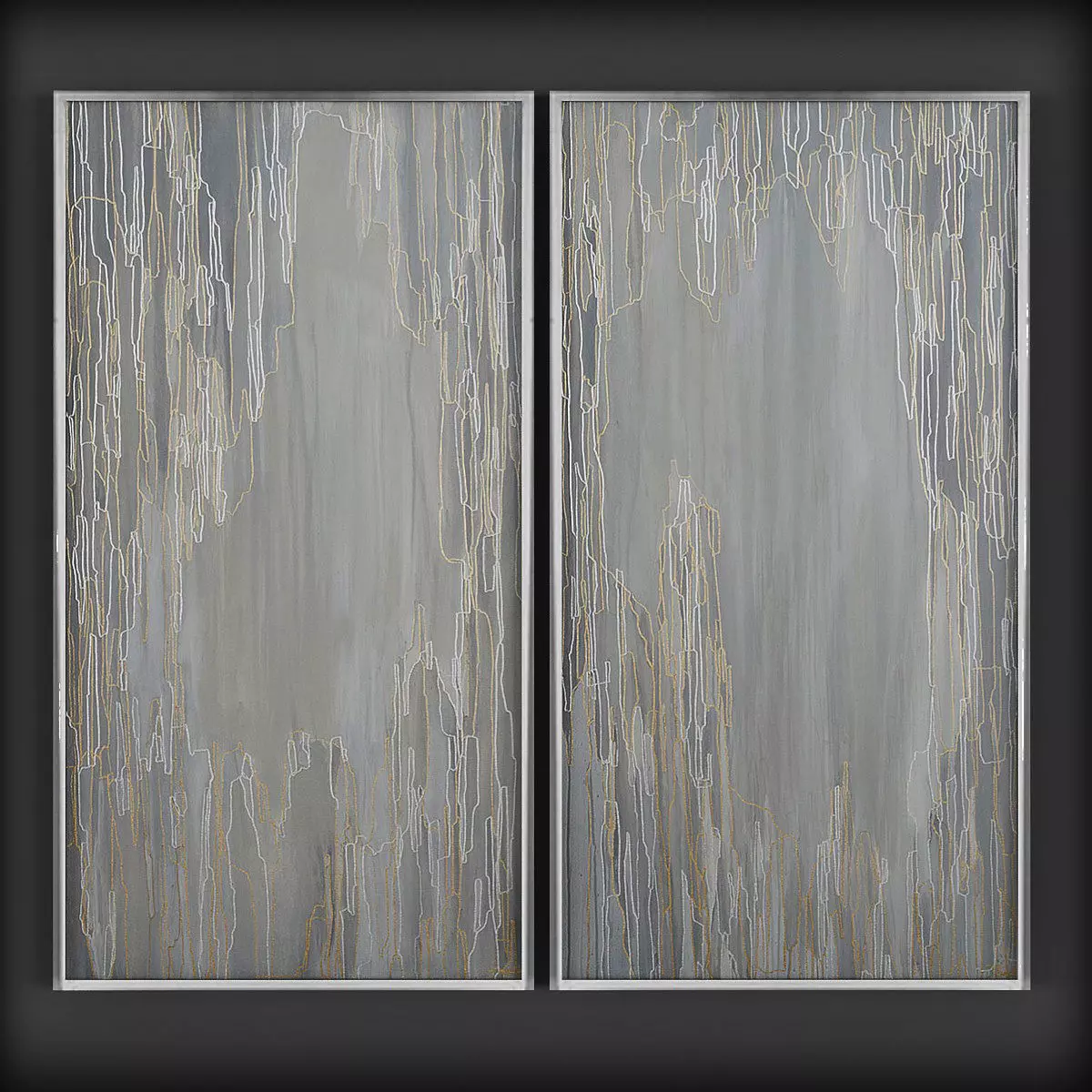 Picture Frames Low-poly 3D model_0