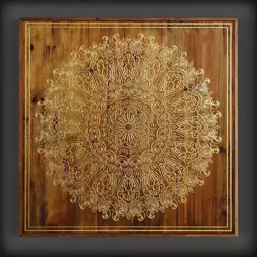 Picture Frames Low-poly 3D model