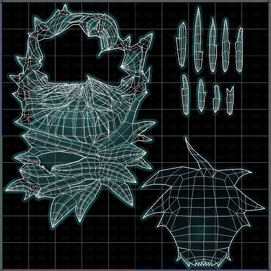 3D Hair style for boy V43 Low-poly 3D model_45