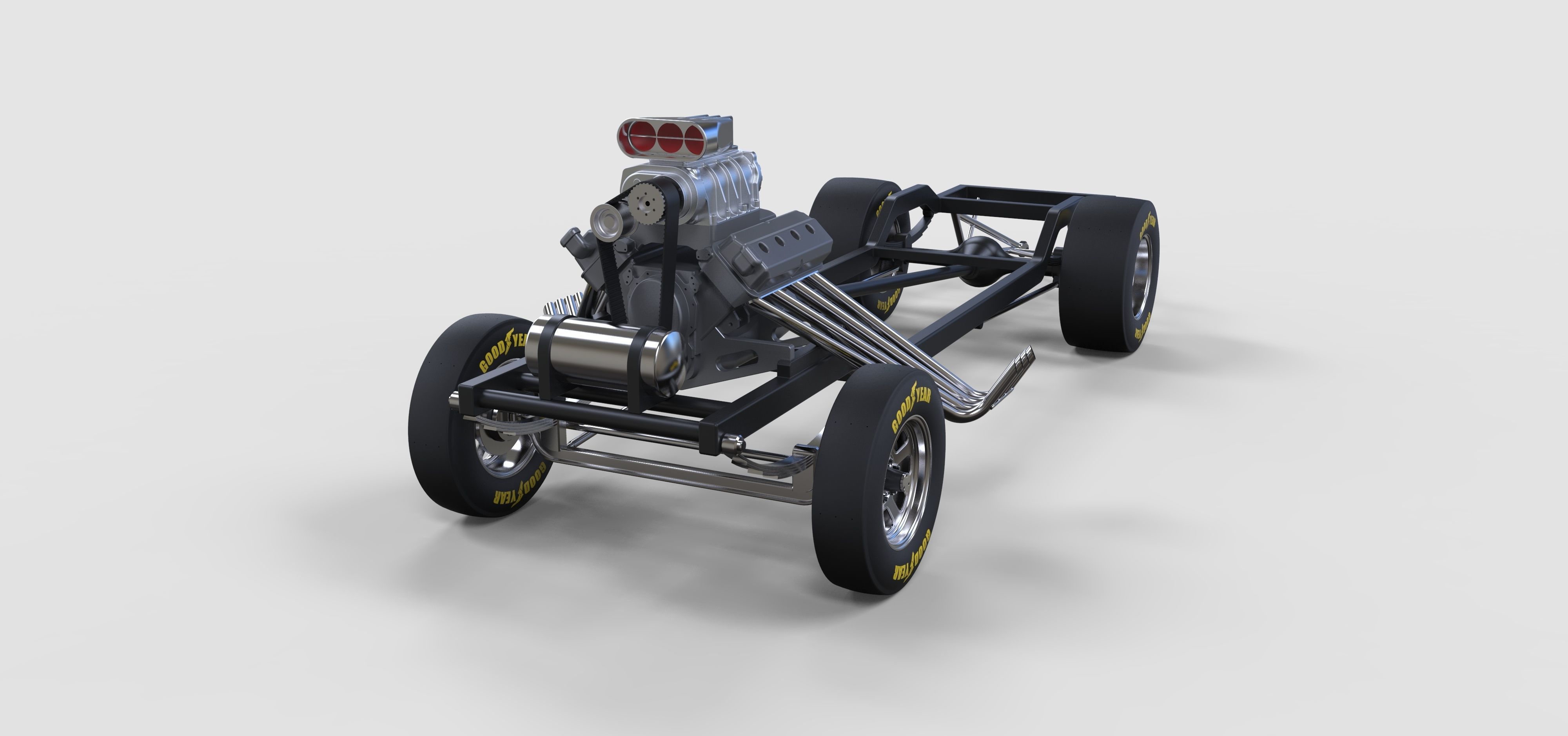 Chassis of Gasser 3D model_2