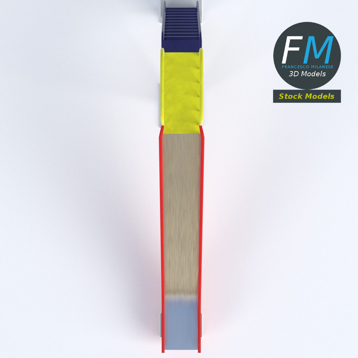 Park slide 3D model_6