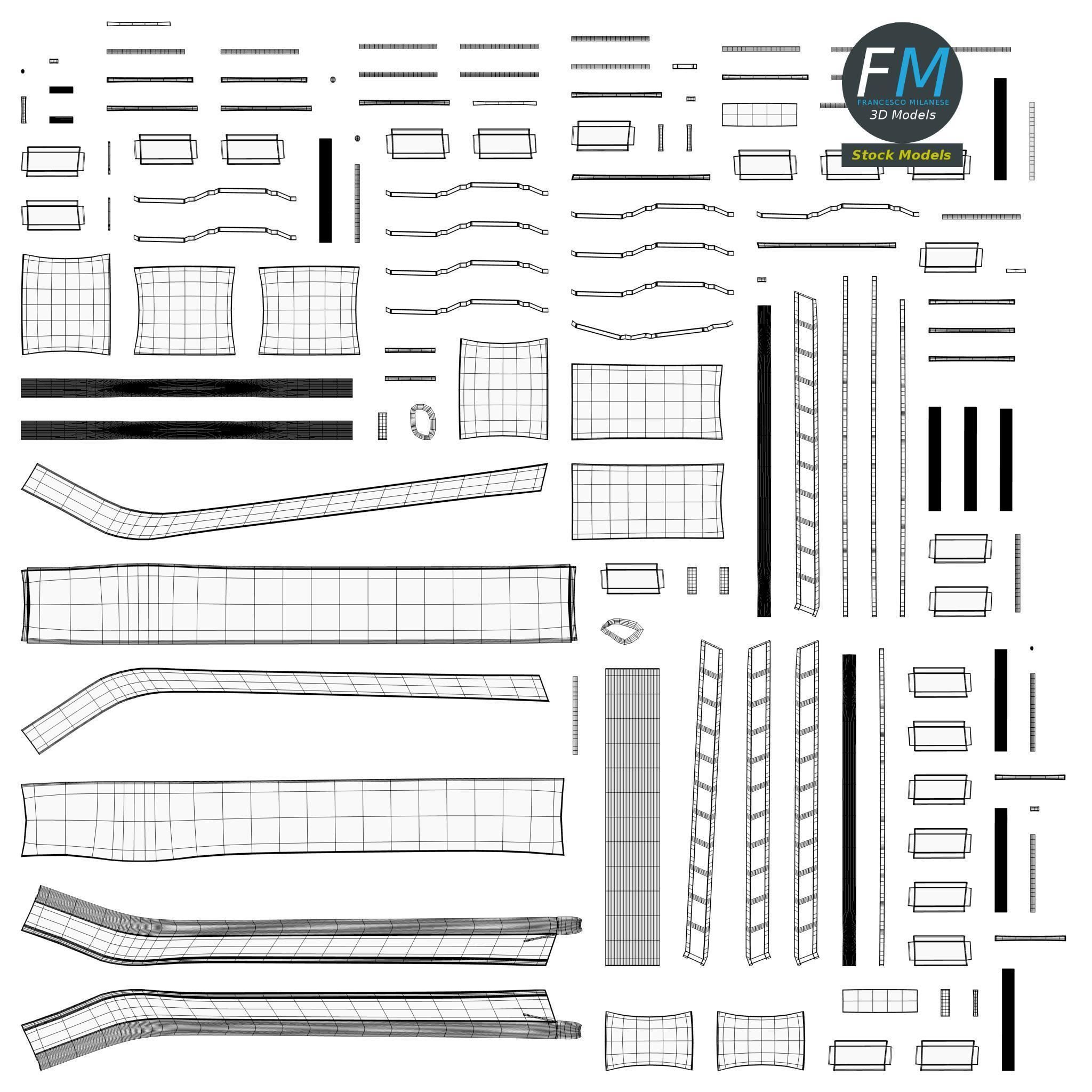 Park slide 3D model_11
