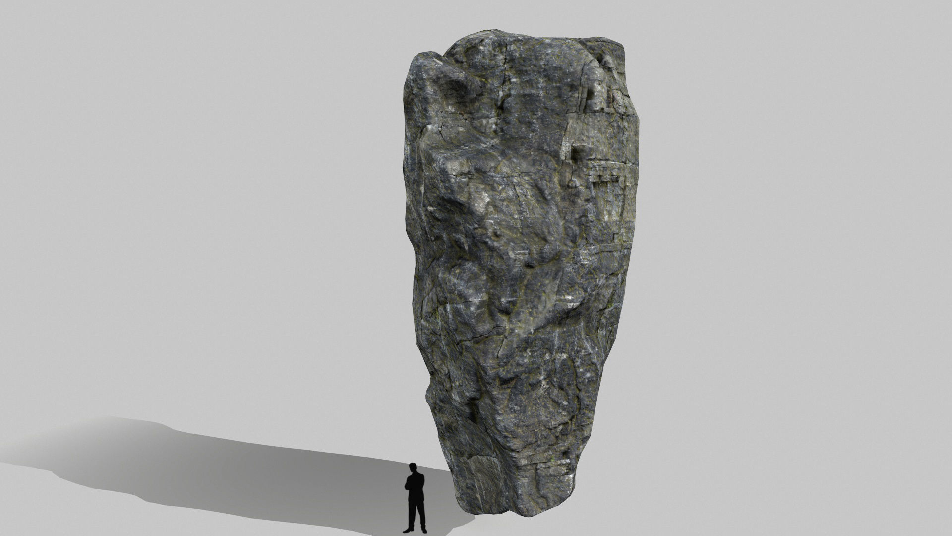 cliff rocks set 1 Low-poly 3D model_6