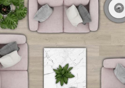 2d living room furniture Top View PSD CDR 3D model_2