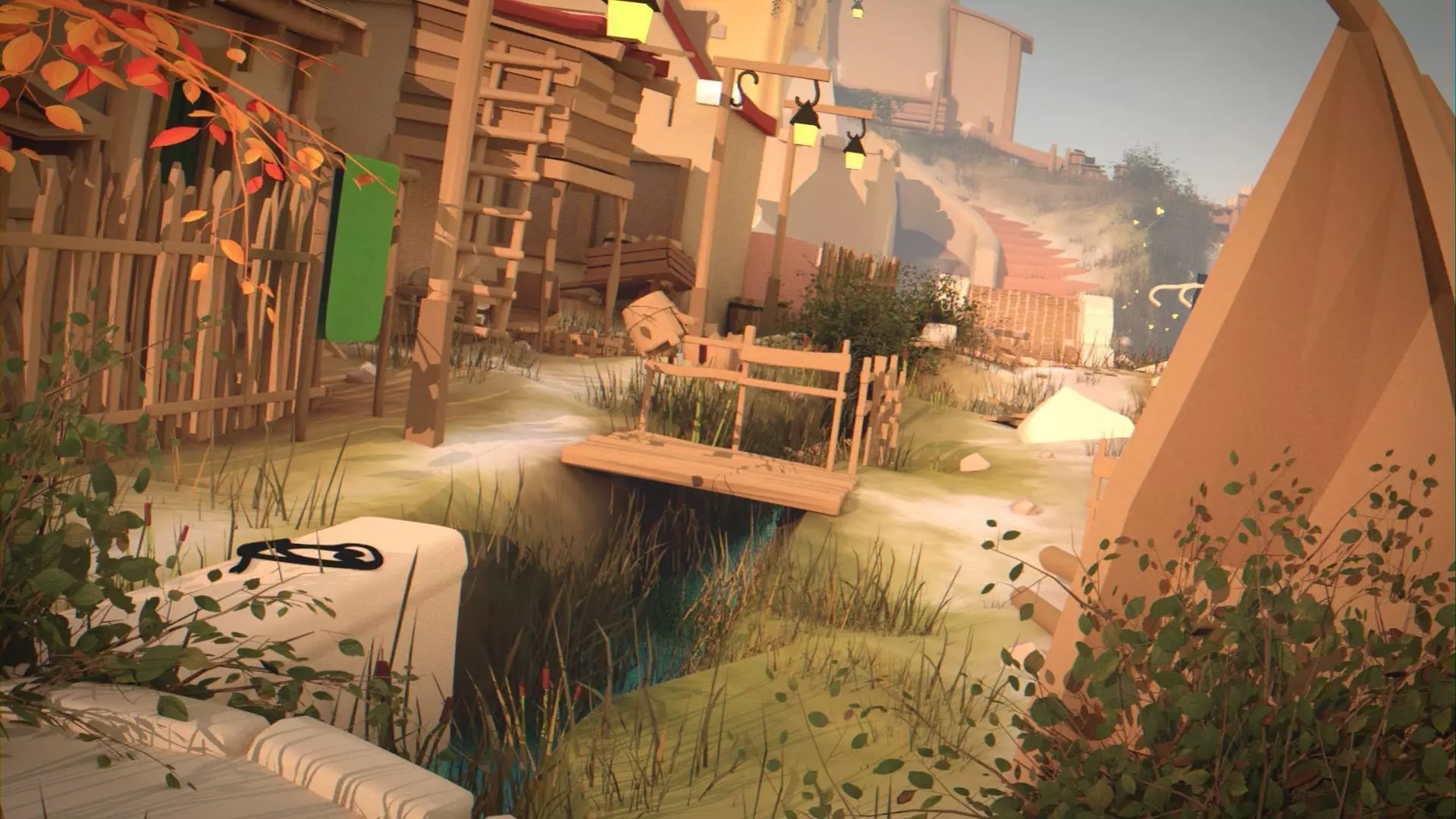 ALIRAQ village in video game Free low-poly 3D model