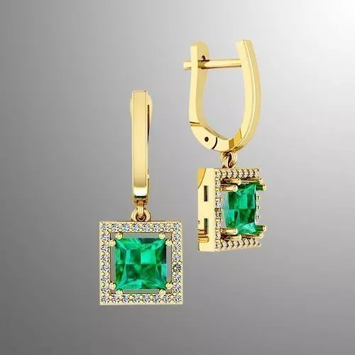 Earrings od 1 3D print model