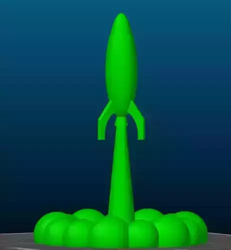 Rocket ball 3D print model