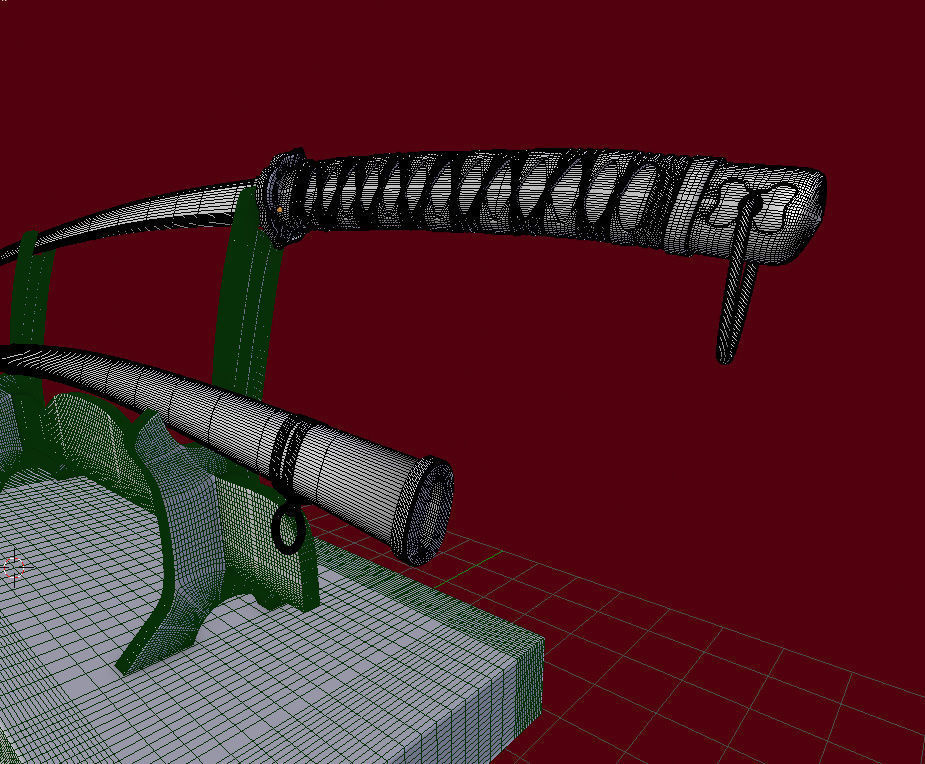 Shin gunto sworld 3D model_3