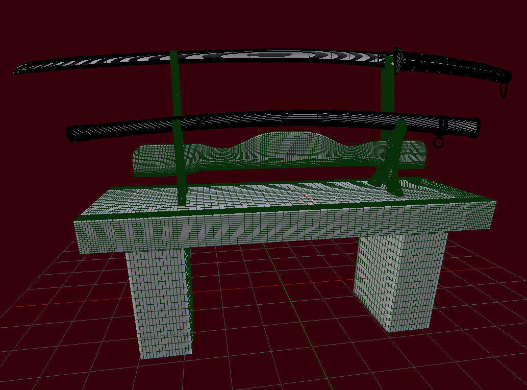 Shin gunto sworld 3D model_4