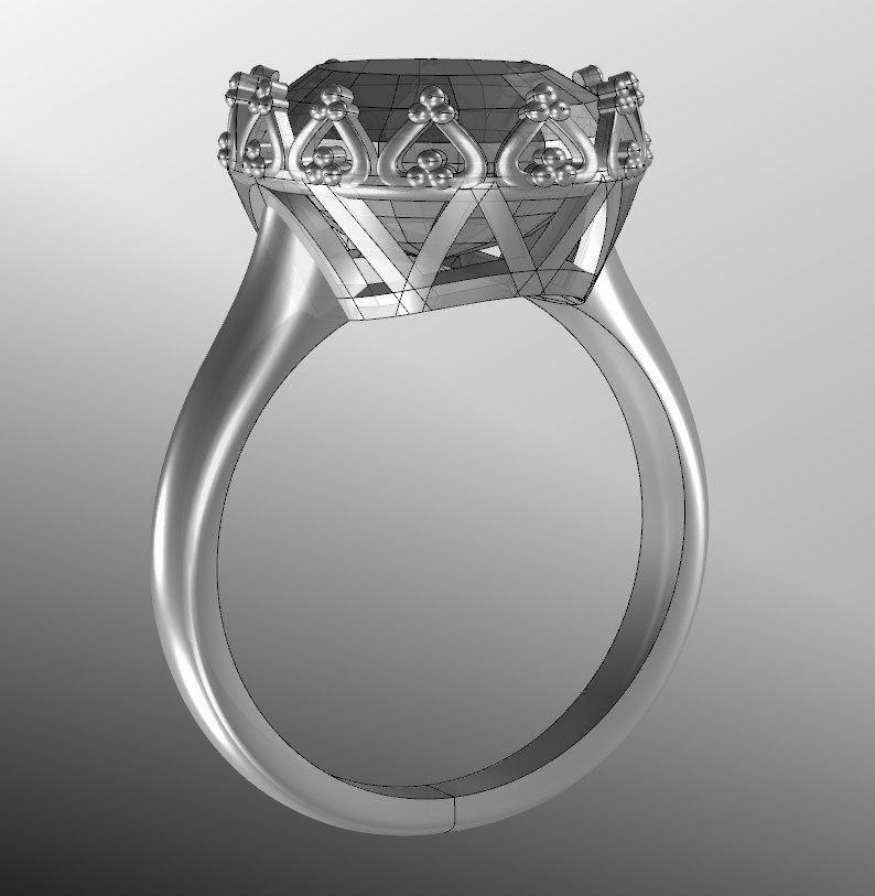 Ring  pk 1 3D print model_14