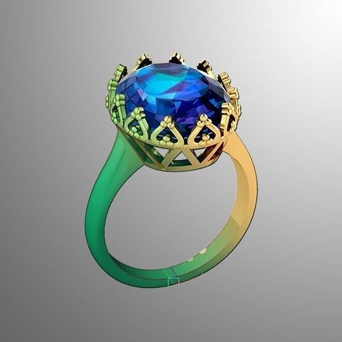 Ring  pk 1 3D print model_1