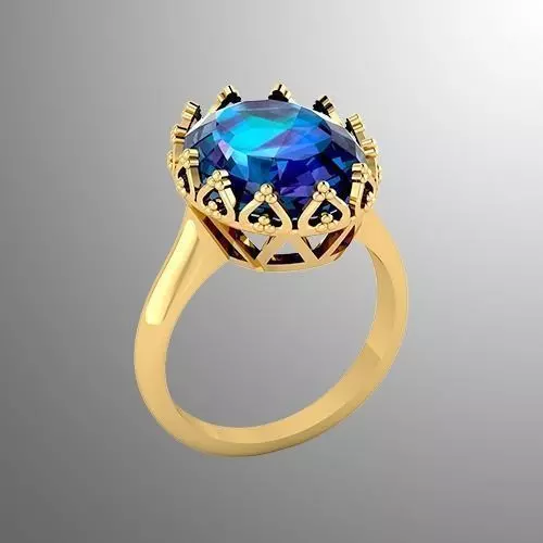 Ring  pk 1 3D print model_0