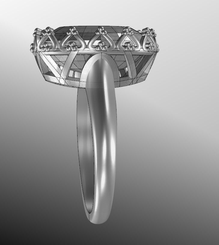 Ring  pk 1 3D print model_13